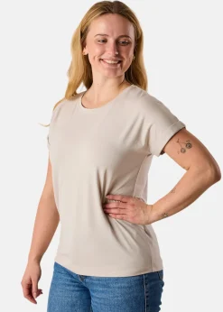 Outlet Seaside Houston Loose Fit Tee W Lt Khaki