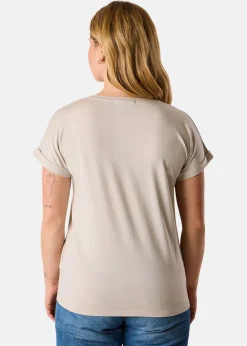 Outlet Seaside Houston Loose Fit Tee W Lt Khaki