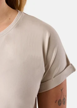 Outlet Seaside Houston Loose Fit Tee W Lt Khaki