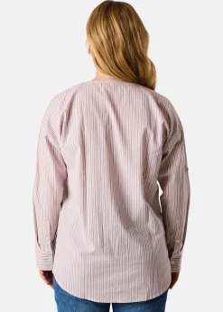 Online Seaside Houston Oversized Shirt W Pale Mauve