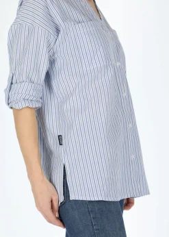 Online Seaside Houston Oversized Shirt W Blue
