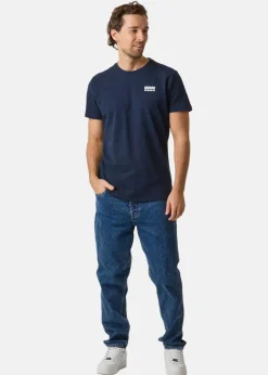 Hot Huski Wear HUSKI TEE Navy/White