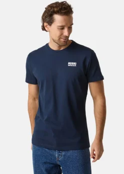Hot Huski Wear HUSKI TEE Navy/White