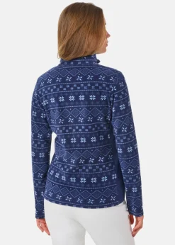 Discount Swedemount Idre Fleece III W Dk. Navy/Lt Blue