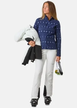 Discount Swedemount Idre Fleece III W Dk. Navy/Lt Blue