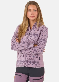 Best Swedemount Idre Fleece III W Dk. Mauve/Pale Mauve