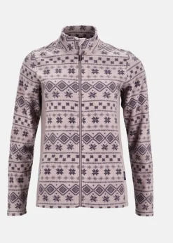 Best Swedemount Idre Fleece III W Dk. Mauve/Pale Mauve