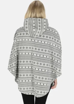 Sale Swedemount Idre Poncho II W White/Grey