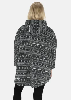 Outlet Swedemount Idre Poncho II W Black/White