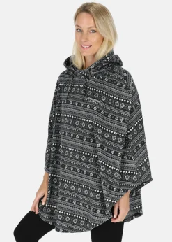 Outlet Swedemount Idre Poncho II W Black/White