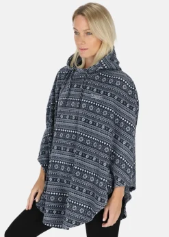 Swedemount Idre Poncho II W Dk. Navy/Light Blue