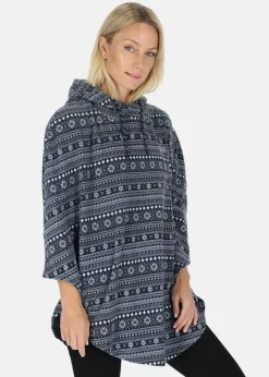 Swedemount Idre Poncho II W Dk. Navy/Light Blue