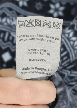 Swedemount Idre Poncho II W Dk. Navy/Light Blue