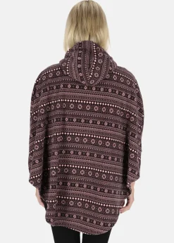 Online Swedemount Idre Poncho II W Burgundy/Lt Pink