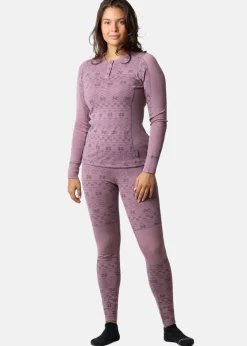 Swedemount Idre Wool LS Top W Pale Mauve