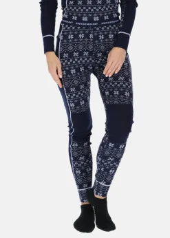 Outlet Swedemount Idre Wool Pants W Dk. Navy/Lt Blue