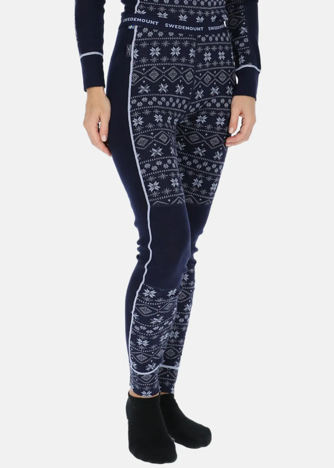 Outlet Swedemount Idre Wool Pants W Dk. Navy/Lt Blue