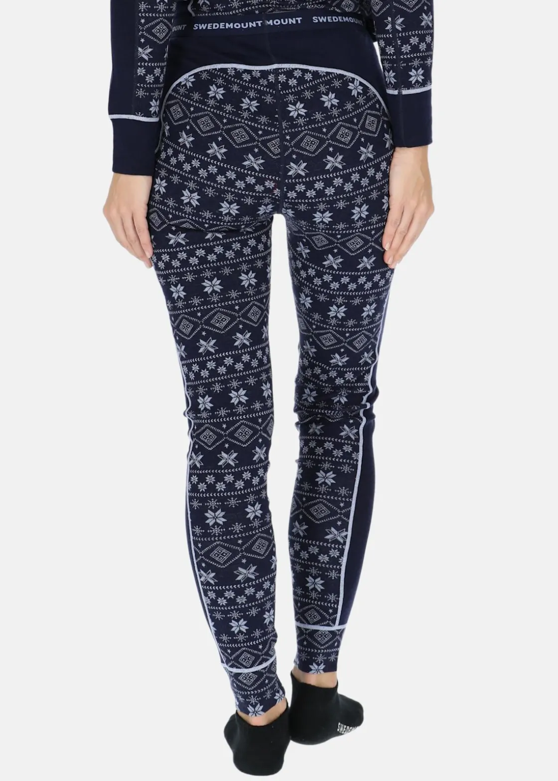 Outlet Swedemount Idre Wool Pants W Dk. Navy/Lt Blue