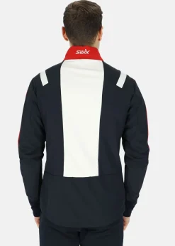 Online Swix Infinity Jacket M Dark navy/ Swix red