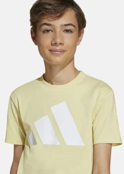 New Adidas J BL TEE 160 POWYEL/WHITE