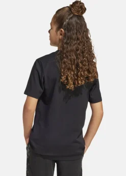 Adidas J CAMO LOGO TEE BLACK