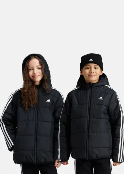 Hot Adidas J ESS 3S PAD BLACK/WHITE