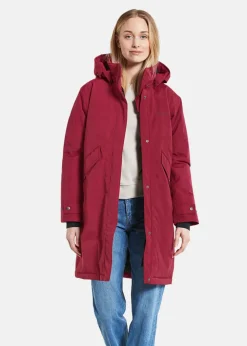 Hot Didriksons JOSEFINE WNS PARKA Ruby Red
