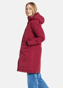 Hot Didriksons JOSEFINE WNS PARKA Ruby Red