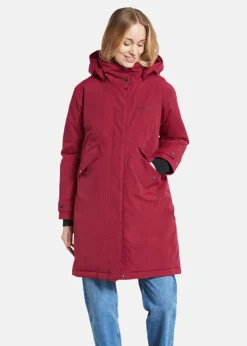 Hot Didriksons JOSEFINE WNS PARKA Ruby Red
