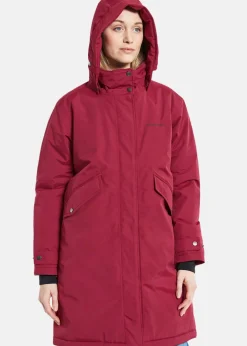 Hot Didriksons JOSEFINE WNS PARKA Ruby Red