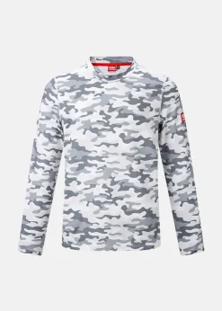 Best Huski Wear JR LOGO TECH LS TEE 2 Camo