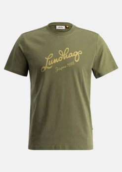 Online Lundhags Järpen Logo T-shirt M Pine Green