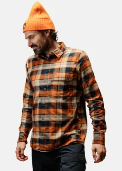 Hot Lundhags Järpen Plaid Flannel Shirt Brick