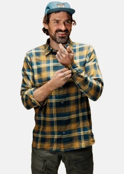 Lundhags Järpen Plaid Flannel Shirt Olive