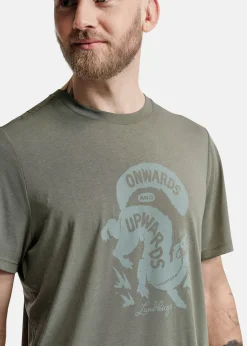 Hot Lundhags Järpen Printed T-shirt M Aloe Green