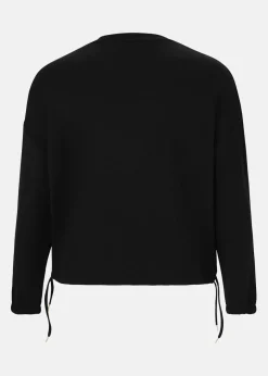New Q-collection Karina W Sweat Shirt Black