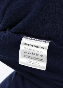Best Swedemount Katmandu Merino Wool Hood W Navy Melange