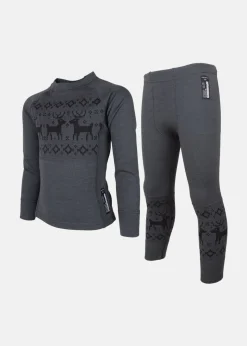 Discount Lindberg KÅBDALIS MERINO SET ANTHRACITE