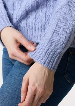 Online Seaside Key West Knitted Sweater W Dusty Blue