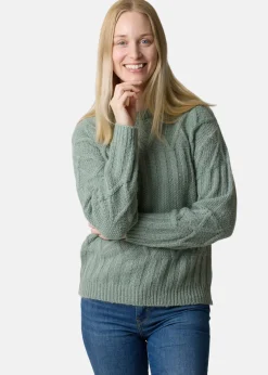 Sale Seaside Key West Knitted Sweater W Dusty Seaweed