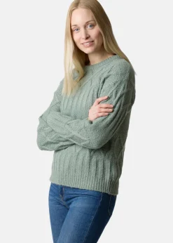 Sale Seaside Key West Knitted Sweater W Dusty Seaweed