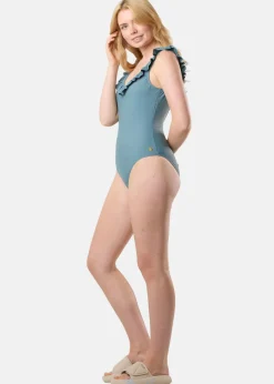 Online Seaside Key West Swimsuit Dk Seaweed Green