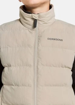 Clearance Didriksons KILO KIDS VEST Clay Beige
