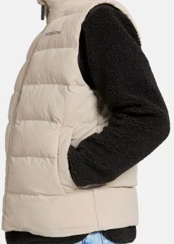Clearance Didriksons KILO KIDS VEST Clay Beige