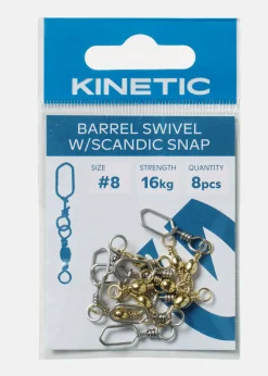 Clearance Kinetic BARREL SWIVEL W/SCANDI BRASS