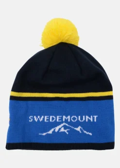 Swedemount Knitted Hat JR Navy/Yellow