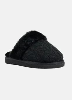 New Exani KNITTED SLIP IN W BLACK