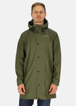 Swedemount Koster Long Coat Dk Olive