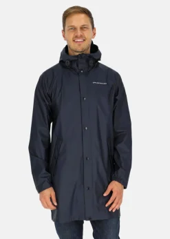 Sale Swedemount Koster Long Coat Dk. Navy