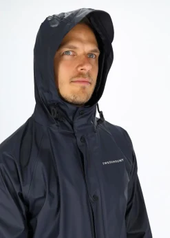 Sale Swedemount Koster Long Coat Dk. Navy